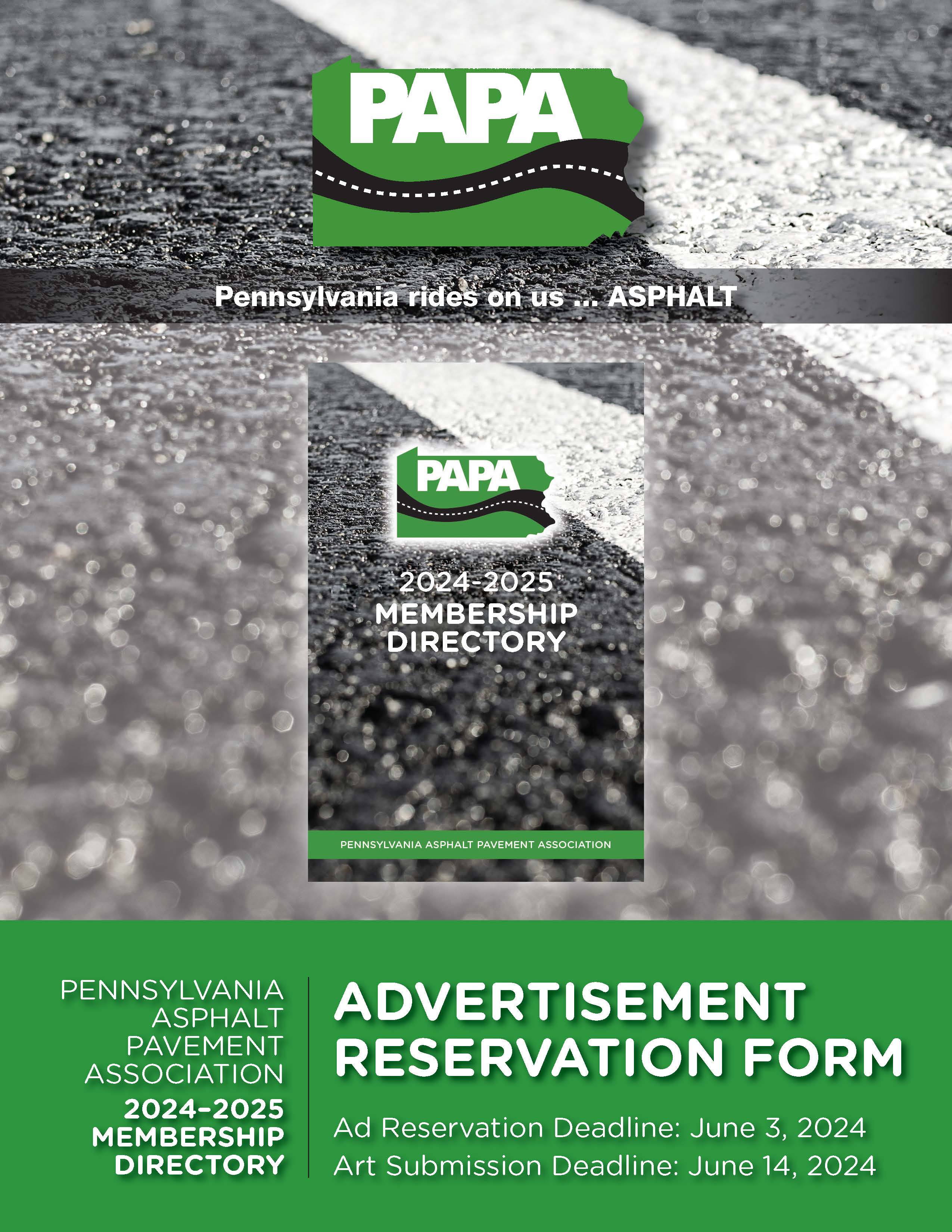 Advertising Opportunity!  PAPA Membership Directory
